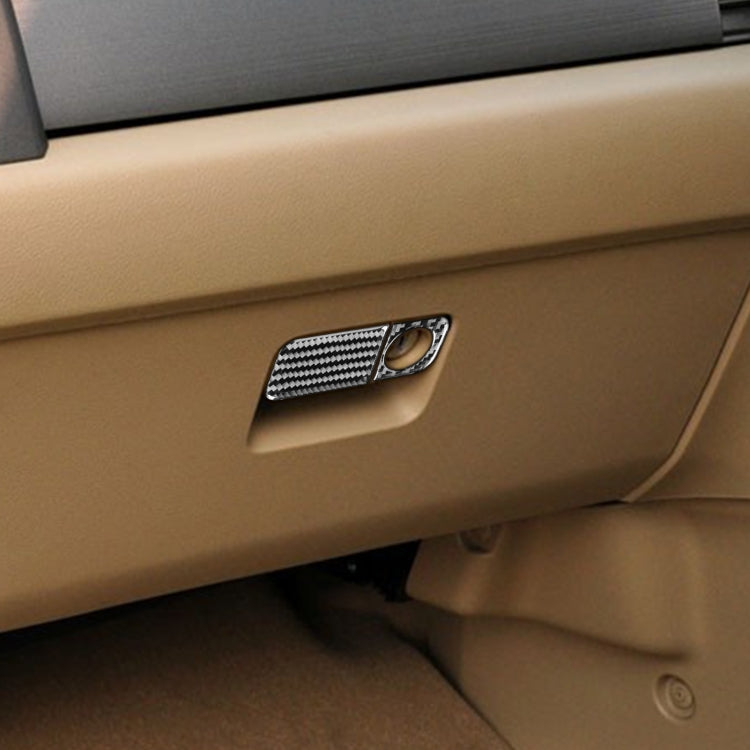 2 PCS / Set Carbon Fiber Car Glove Box Opening Frame Decorative Sticker for Honda CRV 2007-2011,Right Drive, Glove Box Opening Frame,Right Drive