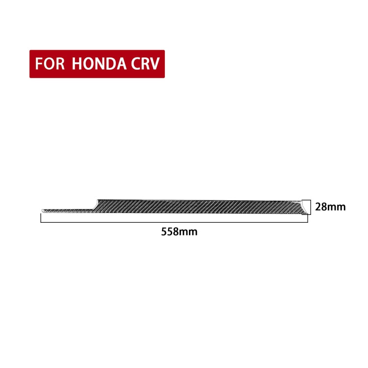 Carbon Fiber Car Co-pilot Center Control Trim Decorative Sticker for Honda CRV 2007-2011,Right Drive, Co-pilot Center Control Trim,Right Drive
