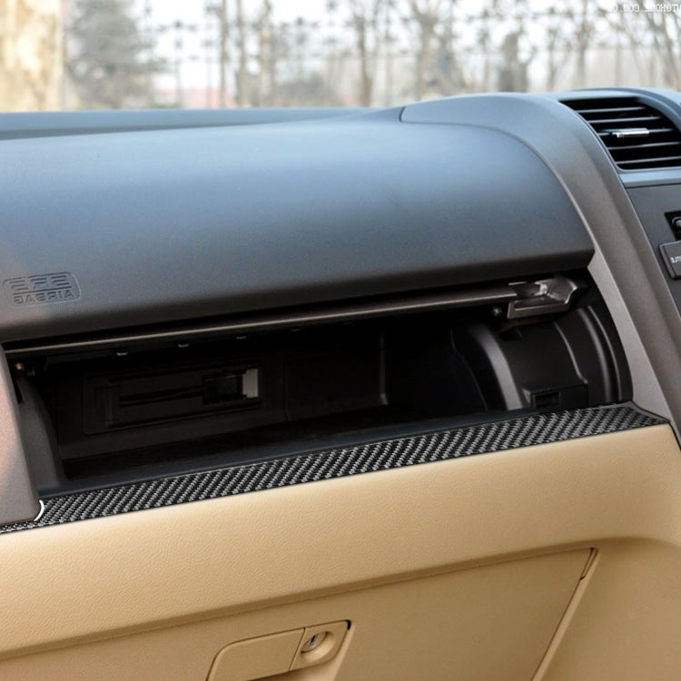 Carbon Fiber Car Co-pilot Center Control Trim Decorative Sticker for Honda CRV 2007-2011,Right Drive, Co-pilot Center Control Trim,Right Drive