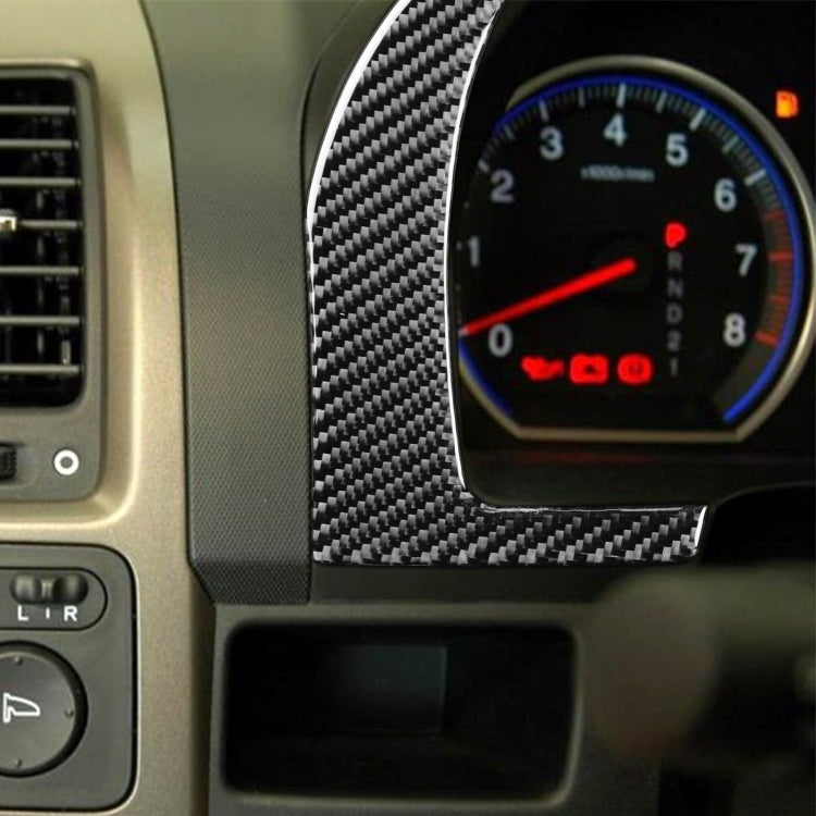 Carbon Fiber Car Dashboard Frame Decorative Sticker for Honda CRV 2007-2011,Left and Right Drive Universal, Dashboard Frame