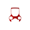 Carbon Fiber Car Gear Panel Decorative Sticker for Alfa Romeo Giulia 2017-2019,Left and Right Drive Universal, Gear Panel