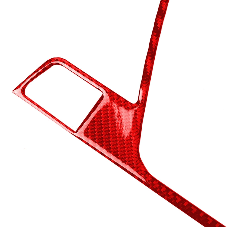 2 PCS / Set Carbon Fiber Car Armrest Box Frame Decorative Sticker for Alfa Romeo Giulia 2017-2019,Left Drive, Armrest Box Frame,Left Drive