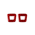 2 PCS / Set Carbon Fiber Car Microphone Panel Decorative Sticker for Alfa Romeo Giulia 2017-2019,Left and Right Drive Universal, Microphone Panel