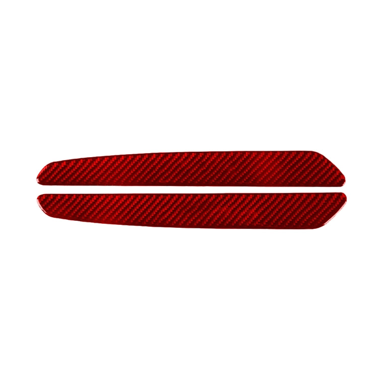 2 PCS / Set Carbon Fiber Car Welcome Pedal Decorative Sticker for Alfa Romeo Giulia 2017-2019,Left and Right Drive Universal, Welcome Pedal