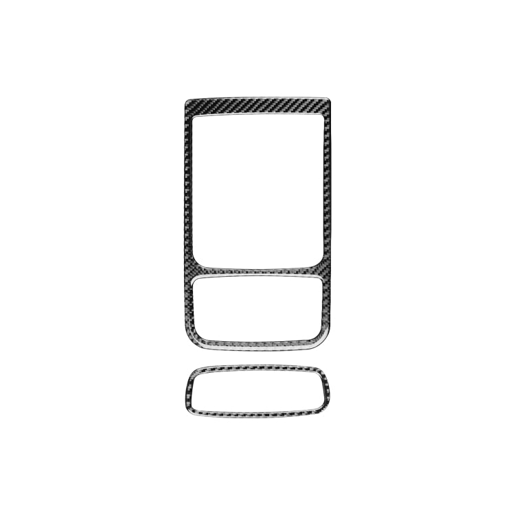 2 PCS / Set Carbon Fiber Car Reading Lamp Frame Decorative Sticker for Audi Q3 2013-2018,Left and Right Drive Universal, Reading Lamp Frame