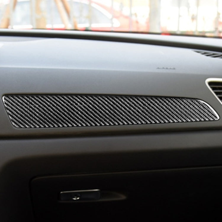 Carbon Fiber Car Co-pilot Trim Decorative Sticker for Audi Q3 2013-2018,Left Drive, Co-pilot Trim ,Left Drive