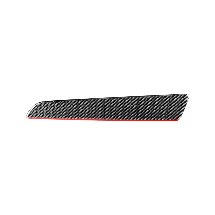Carbon Fiber Car Co-pilot Trim Red Edge Decorative Sticker for Audi Q3 2013-2018,Right Drive, Co-pilot Trim Red Edge,Right Drive