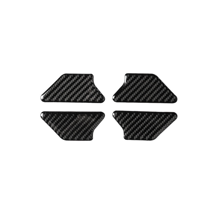 Carbon Fiber Car Inner Door Bowl Panel Decorative Sticker for Volkswagen Golf 6 2008-2012, Inner Door Bowl Panel