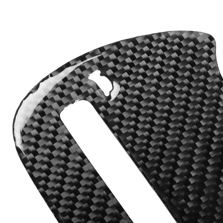 Carbon Fiber Car Steering Wheel Logo Decorative Sticker for Dodge Challenger 2015 to Now, Left Driving, Steering Wheel Logo