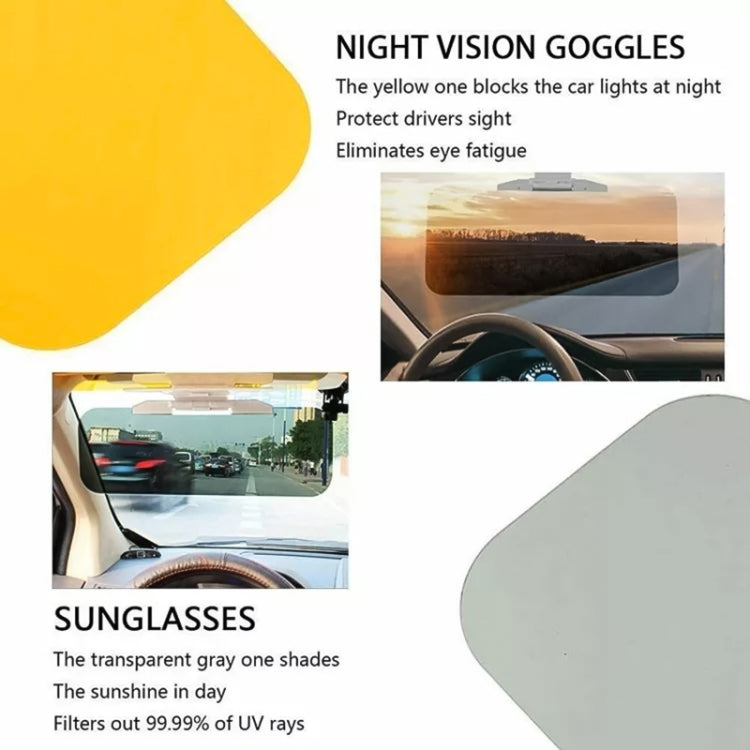 Car Buttons Day Night 2 in 1 Dazzling Goggle Sunshade, Buttons