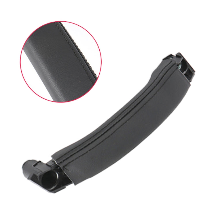 For Land Rover Discovery 2015-2019 Car Leather Texture Inside Door Left Handle LR076163, Left Driving, Leather Texture Left Handle