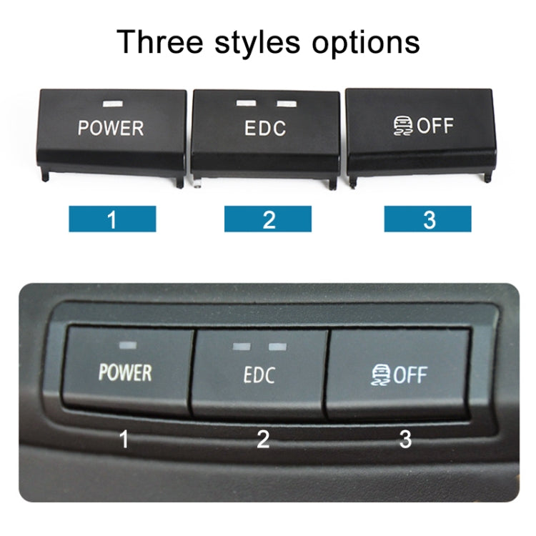 For BMW 3 Series E93 2005-2012 Car Central Control Multi-function Button No.1 6131 7841 136, No.1