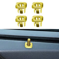 For BMW 5 Series 2011-2017 4 in 1 Car Interior Door Window Trim Panel Locking Knob Button Cover 5142 9171 769, Gold, Blue, Red, Silver