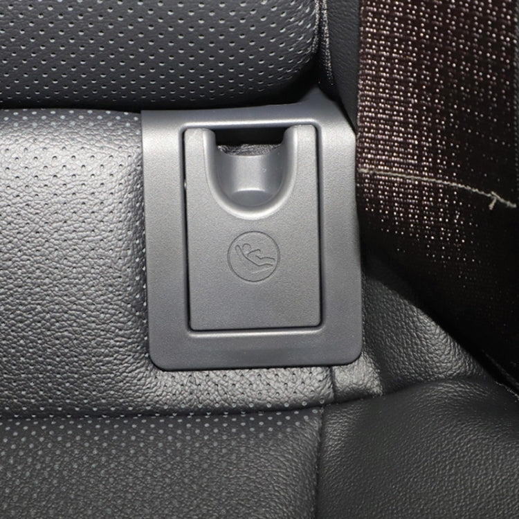 For Toyota Camry 2017- Car Rear Child ISOFIX Switch Seat Safety Cover 2059200513, ISOFIX Cover (Black), ISOFIX Cover (Beige)