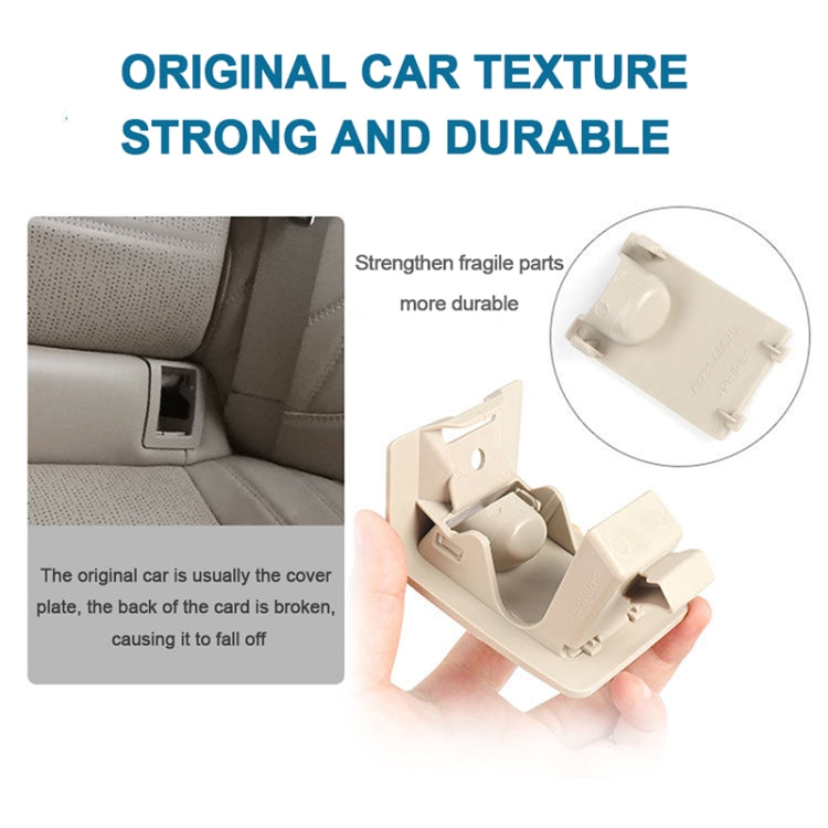 For Toyota Camry 2017- Car Rear Child ISOFIX Switch Seat Safety Cover Assembly 2059200513, ISOFIX Assembly (Black), ISOFIX Assembly (Beige)