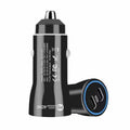 40W Dual PD Car 2 in 1 Fast Charger Car Cigarette Lighter, 40W Black, 40W White