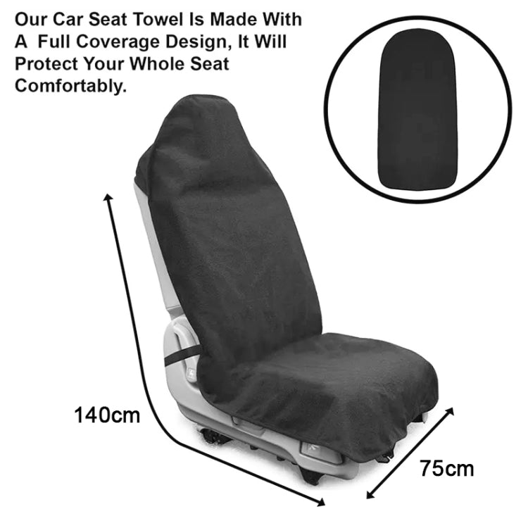 Car Universal Waterproof Anti-skid Seat Cover, White, Black, Pink, Grey, Blue