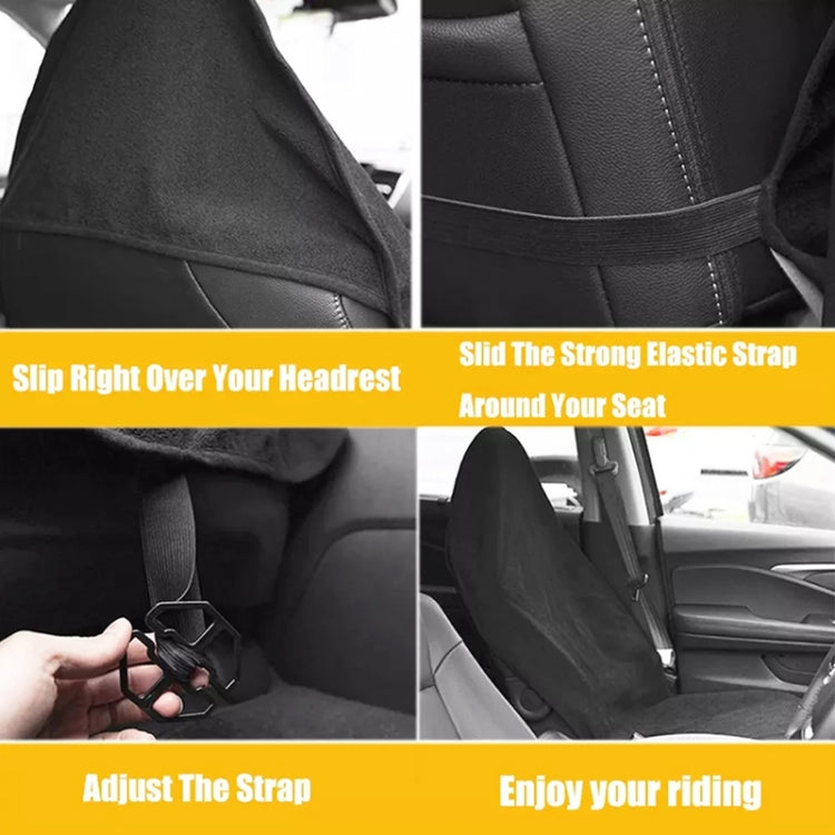 Car Universal Waterproof Anti-skid Seat Cover, White, Black, Pink, Grey, Blue