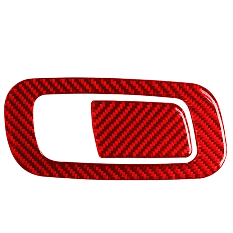 Car Carbon Fiber Storage Box Switch Frame Decorative Sticker for Honda Tenth Generation Civic 2016-2019, Right Drive, Storage Box Switch Frame Right Drive