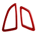 Car Carbon Fiber Dashboard Air Outlet Decorative Sticker for Honda Tenth Generation Civic 2016-2019, Right Drive, Dashboard Air Outlet Right Drive