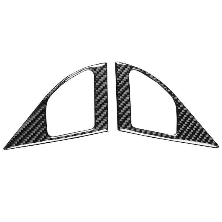 2 PCS Car Carbon Fiber Left and Right Speakers Decorative Sticker for Mitsubishi Lancer EVO (Only DE / ES) 2008-2015, Left and Right Drive Universal, Left and Right Speakers (Only DE / ES)