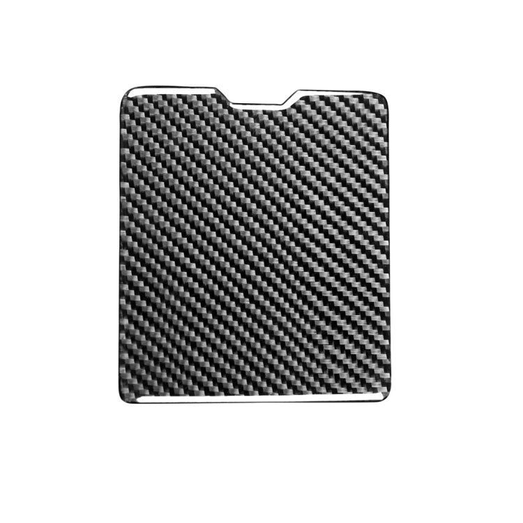 Car Carbon Fiber Driver Storage Box Decorative Sticker for Mitsubishi Lancer EVO 2008-2015, Left and Right Drive Universal, Driver Storage Box