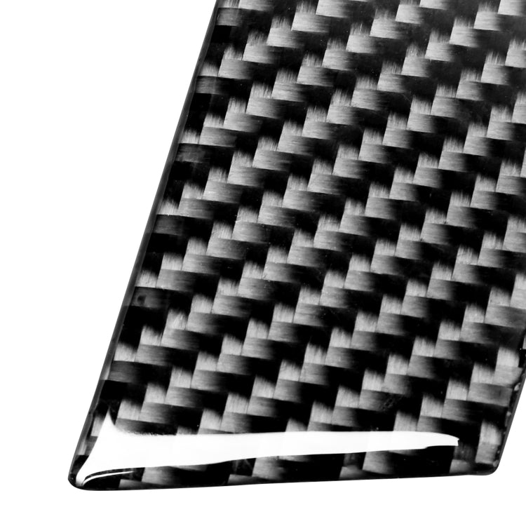 4 PCS Car Carbon Fiber Dashboard Panel Decorative Sticker for Mitsubishi Lancer EVO 2008-2015, Left Drive, Dashboard Panel