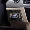 Carbon Fiber Car Left Driving Ignition Switch Decorative Sticker for BMW E90 / E92 2005-2012, Left Driving Ignition Switch