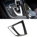 Carbon Fiber Car Gear Panel Decorative Sticker for BMW (F30) 2013-2017 / (F34) 2013-2017, Sutible for Left Driving, Gear Panel
