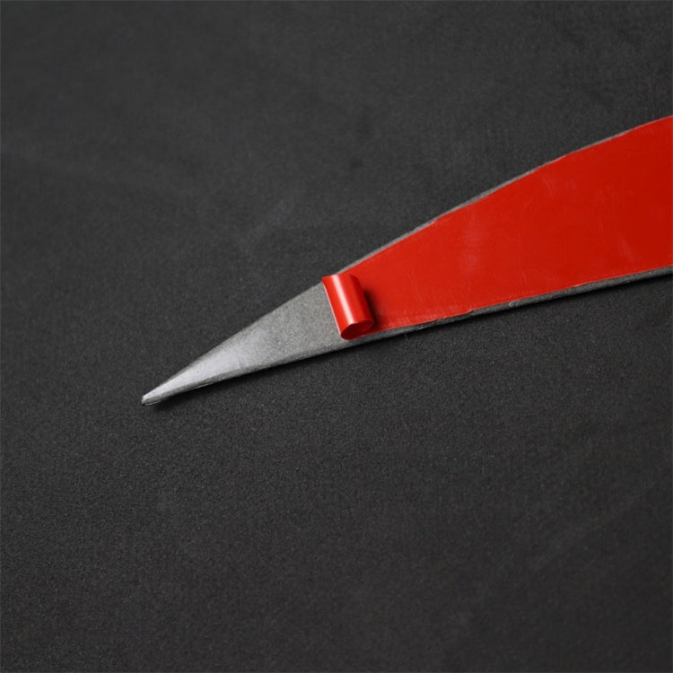 1 Pairs Yellow Red Color Carbon Fiber Car Lamp Eyebrow Decorative Sticker for BMW F30 2013-2015, Lamp Eyebrow(Yellow Red Color)