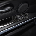 4 PCS Carbon Fiber Car Left Driving Lifting Panel Decorative Sticker with Folding for BMW E90 / 320i / 325i, Diameter: 35.8cm, Diameter: 35.8cm