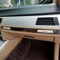 Carbon Fiber Car Left Driving Middle Control Decorative Sticker for BMW E90 / E92 / E93 2005-2012, Left Driving Middle Control