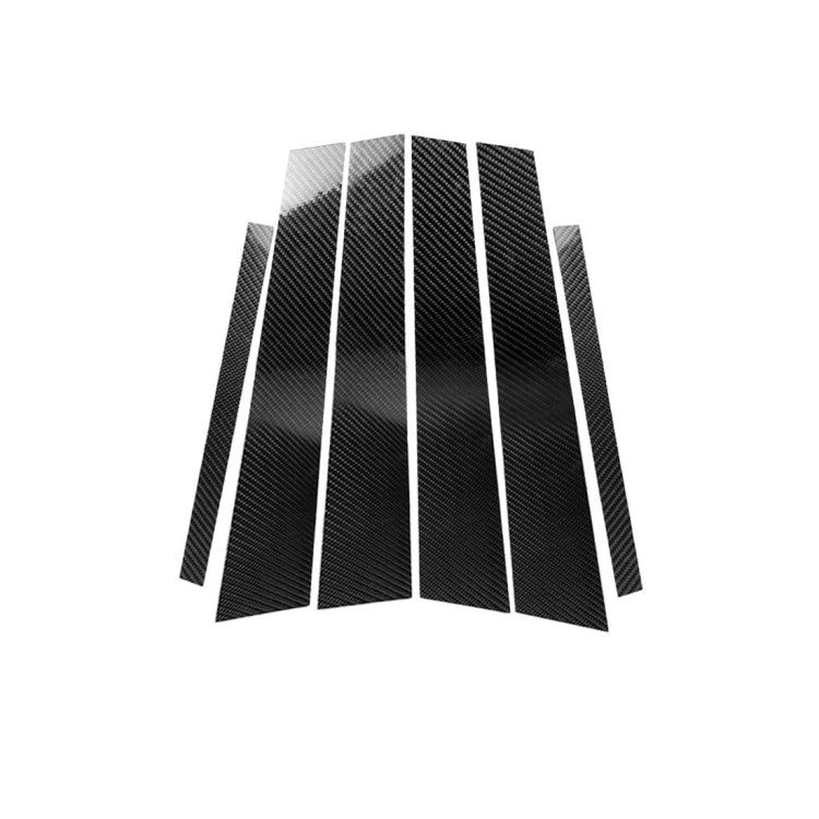 Carbon Fiber Car B Column Decorative Sticker for BMW F30 2013-2017, B Column