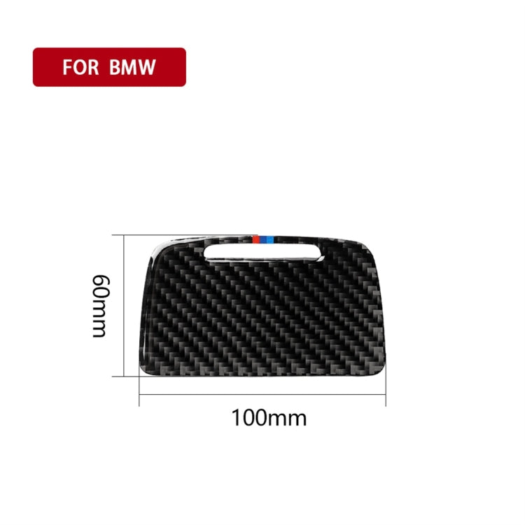 Three Color Carbon Fiber Car Ashtray Decorative Sticker for BMW 5 Series F10 2011-2017, Ashtray(Three Color), Ashtray