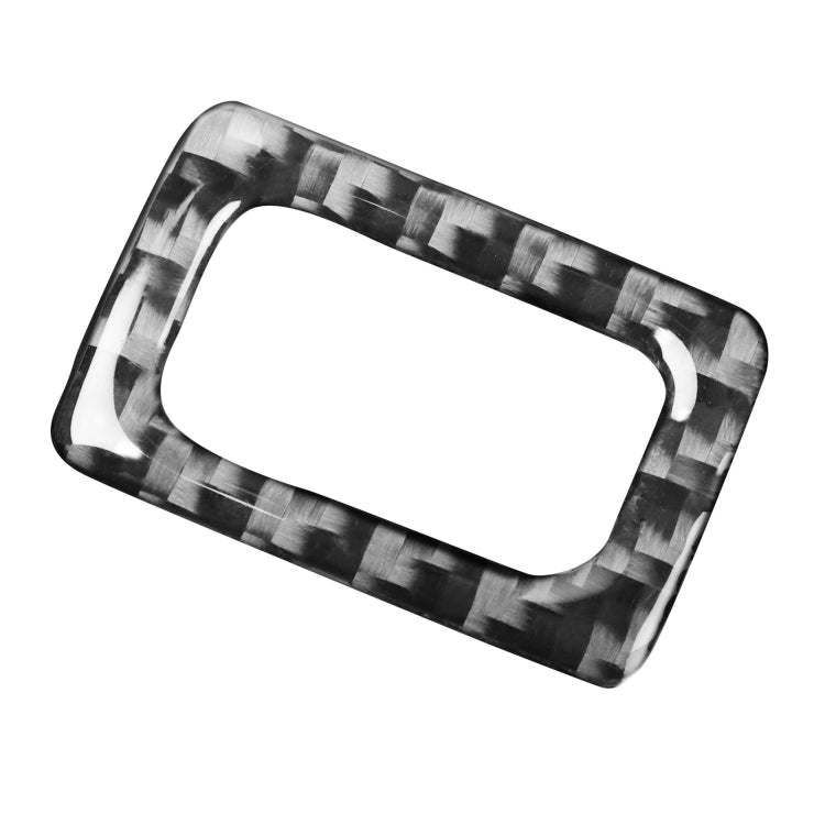 2 PCS Car Carbon Fiber Seat Heating Button Frame Decorative Sticker for Mazda RX8 2004-2008, Left and Right Drive Universal, Seat Heating Button Frame