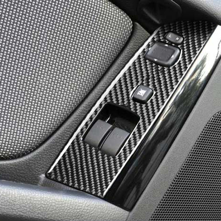 6 in 1 Car Carbon Fiber Left and Right Driving Seat Lift Decorative Sticker for Mazda RX8 2004-2008, Left Drive Low-configured, Left and Right Driving Seat Lift, Left Drive Low-configured