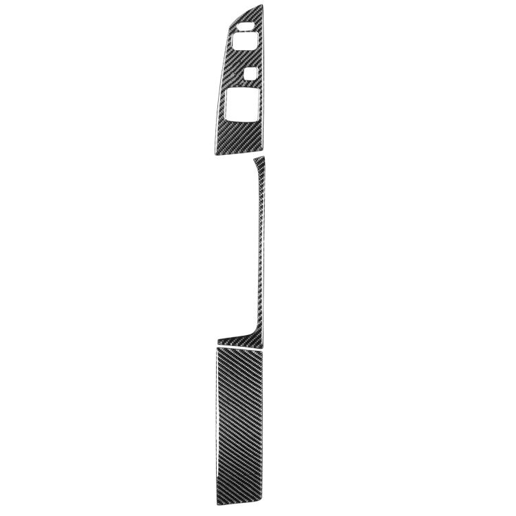 Car Carbon Fiber Main Driving Seat Lift Decorative Sticker for Mazda RX8 2004-2008, Left Drive Low-configured, Main Driving Seat Lift, Left Drive Low-configured