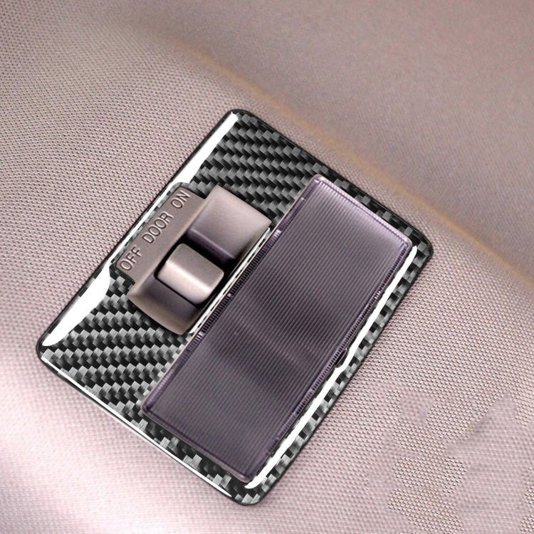 Car Carbon Fiber Rear Reading Light B Style Decorative Sticker for Mazda RX8 2004-2008, Left and Right Drive Universal, Rear Reading Light B Style