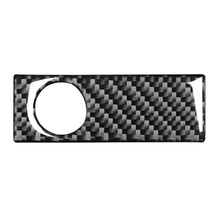 Car Carbon Fiber Glove Box Storage Box Handle Decorative Sticker for Mazda RX8 2004-2008, Left and Right Drive Universal, Glove Box Storage Box Handle