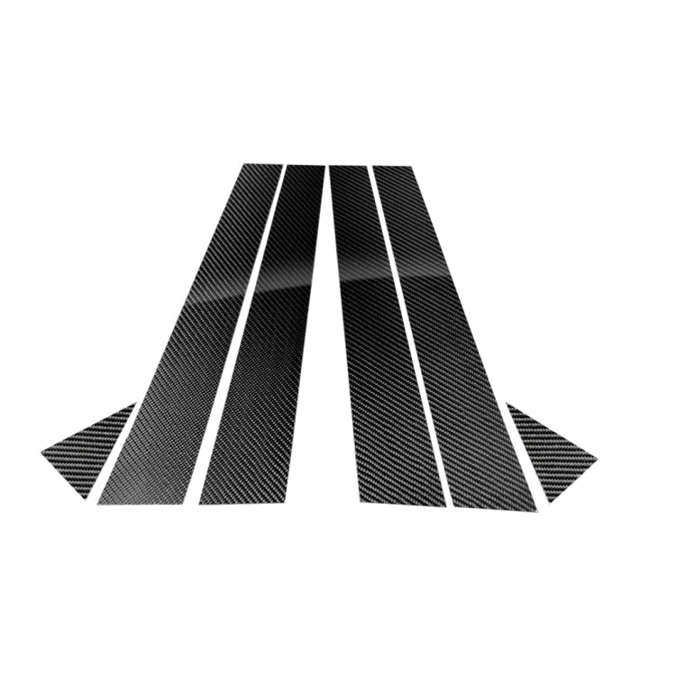 Car Carbon Fiber B Pillar Decorative Sticker for Audi A4 2009-2016, Left and Right Drive Universal, For Audi A4 2009-2016
