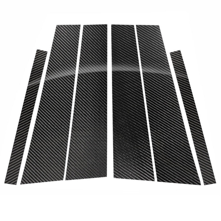 Car Carbon Fiber B Pillar Decorative Sticker for Mercedes-Benz C-Class 2014-2019, Left and Right Drive Universal, For Mercedes-Benz C-Class 2014-2019