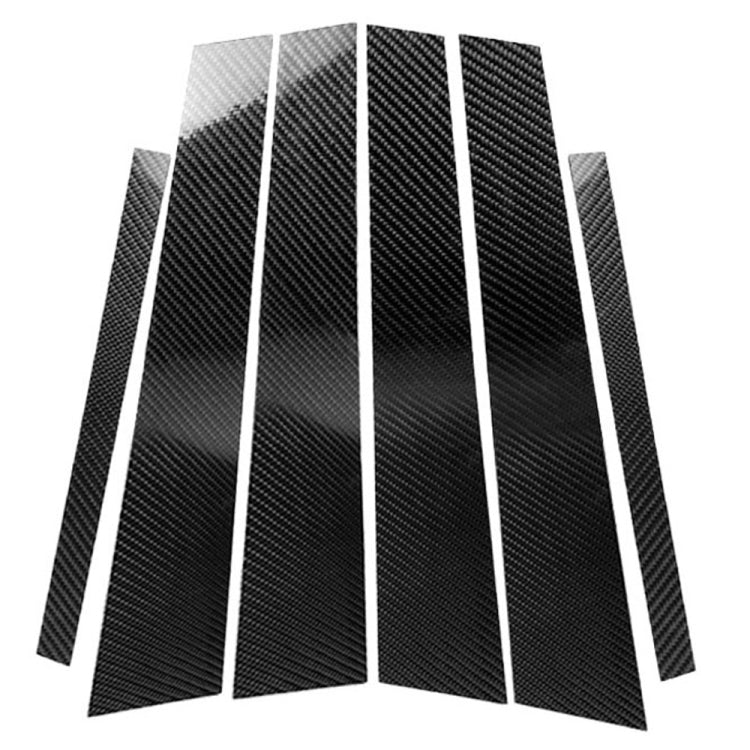 Car Carbon Fiber B Pillar Decorative Sticker for BMW X1 E84 2011-2015, Left and Right Drive Universal, For BMW X1 E84 2011-2015