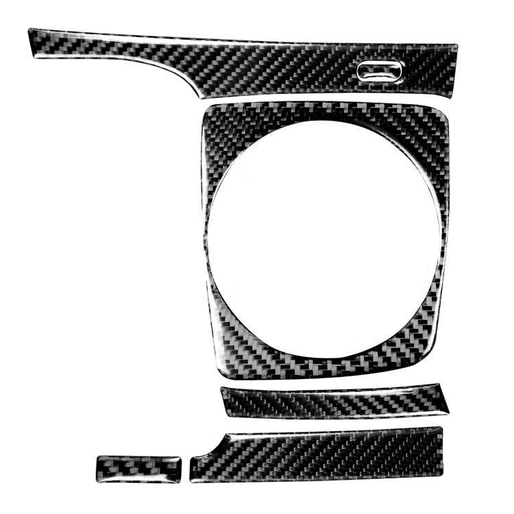 5 in 1 Car Carbon Fiber Manual Gear Panel Set Decorative Sticker for Honda Civic 8th Generation 2006-2011, Left Drive, Manual Gear Panel Set , Left Drive