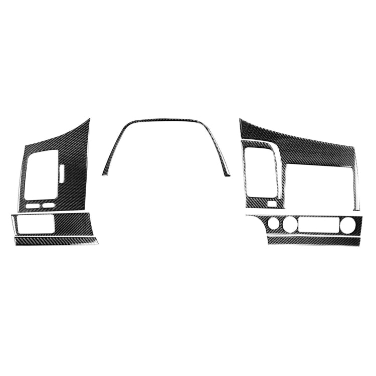 7 in 1 Car Carbon Fiber Instrument Panel Set Decorative Sticker for Honda Civic 8th Generation 2006-2011, Left Drive, Instrument Panel Set