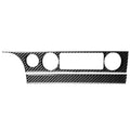 2 in 1 Car Carbon Fiber Air Conditioning Button Panel Decorative Sticker for Honda Civic 8th Generation 2006-2011, Left Drive, Air Conditioning Button Panel
