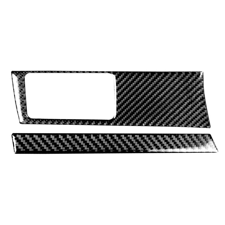 2 in 1 Car Carbon Fiber Headlight Switch Panel Decorative Sticker for Honda Civic 8th Generation 2006-2011, Left Drive, Headlight Switch Panel