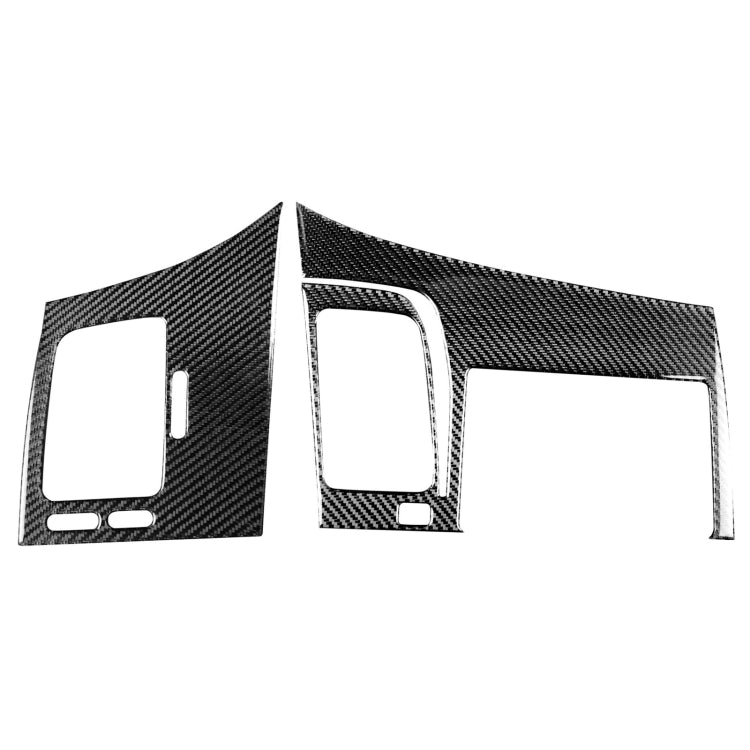 2 in 1 Car Carbon Fiber Driver Seat Left Side Air Outlet + Navigation Panel Decorative Sticker for Honda Civic 8th Generation 2006-2011, Left Drive, Driver Seat Left Side Air Outlet + Navigation Panel, Left Drive