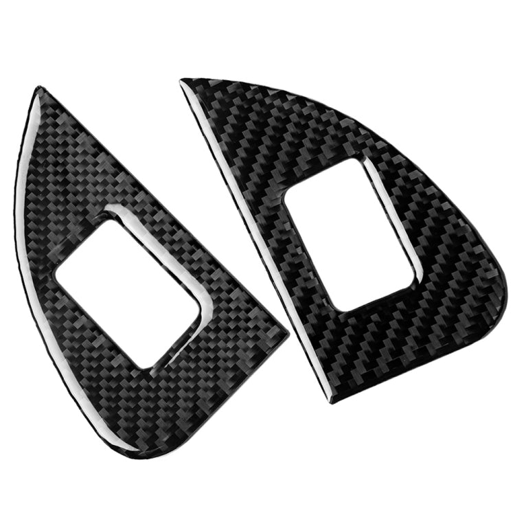 4 in 1 Car Carbon Fiber Window Button Panel Decorative Sticker for Alfa Romeo Giulia 2017-2019, Right Drive, Window Button Panel, Right Drive