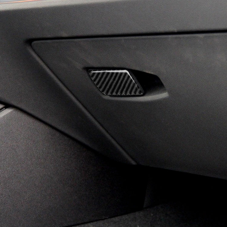 Car Carbon Fiber Storage Box Handle Decorative Sticker for BMW 3 Series G20/G28/325Li/330d/335 2019-2020, Right Drive, Storage Box Handle, Right Drive
