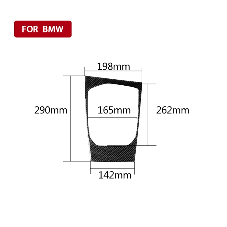 Car Carbon Fiber Gear Position Decorative Sticker for BMW 3 Series G20/G28/325Li/330d/335 2019-2020, Left Drive, Gear Position, Left Drive